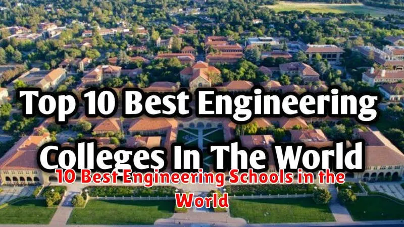 10 Best Engineering Schools in the World