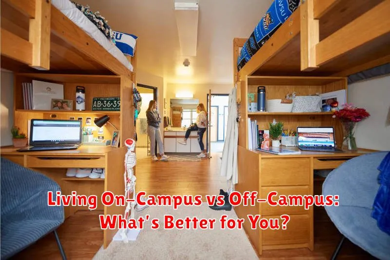 Living On-Campus vs Off-Campus: What’s Better for You?