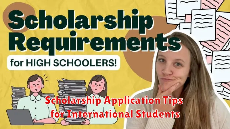 Scholarship Application Tips for International Students